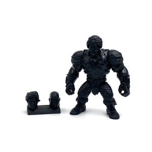 Blank Black Barbarian Action Figure