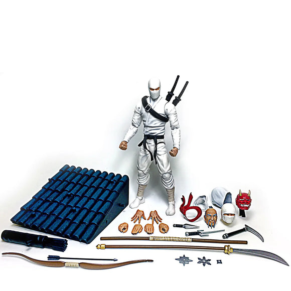 Deluxe White Ninja - Articulated Icons 6